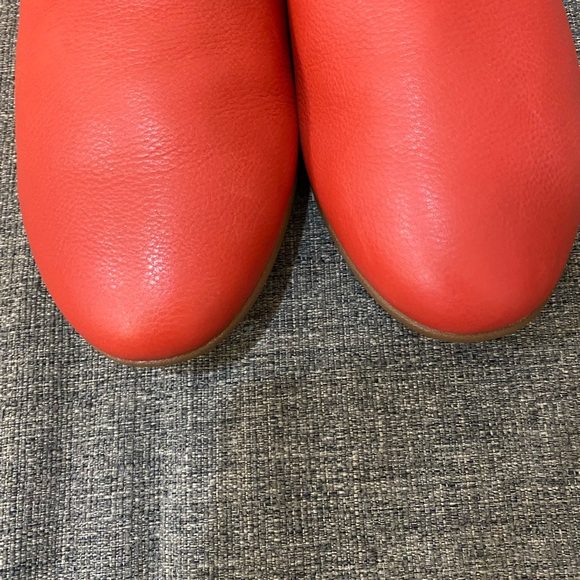 Dansko Larisa Flat Loafer Leather Poppy Red Women Size 42 - Picture 3 of 10